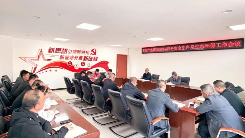 集團召開安全生產(chǎn)及生態(tài)環(huán)保工作會議