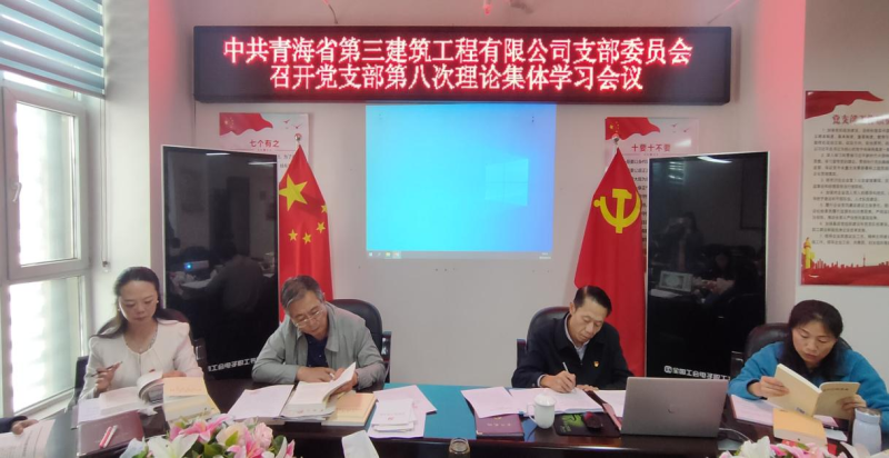 三建公司黨支部召開第八次理論集體學習會 ----集團黨委委員、紀委書記講主題教育專題黨課