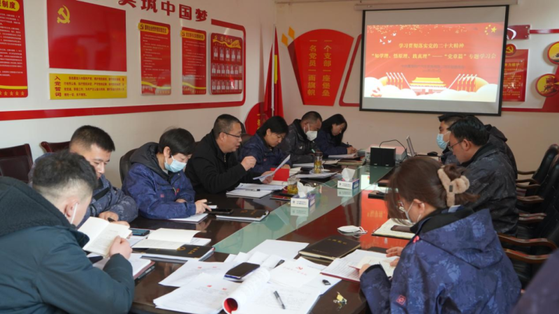 物產(chǎn)汽貿(mào)黨支部召開&ldquo;知學(xué)理、悟原理、踐真理&rdquo; &mdash;&mdash;黨章篇&rdquo;專題學(xué)習(xí)會